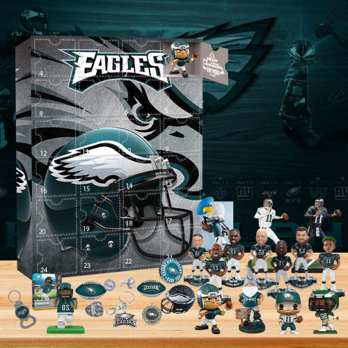 2024 Philadelphia Eagles Advent Calendar -- The One With 24 Little Doors