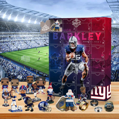 New York Giants Advent Calendar - Contains 24 Gifts