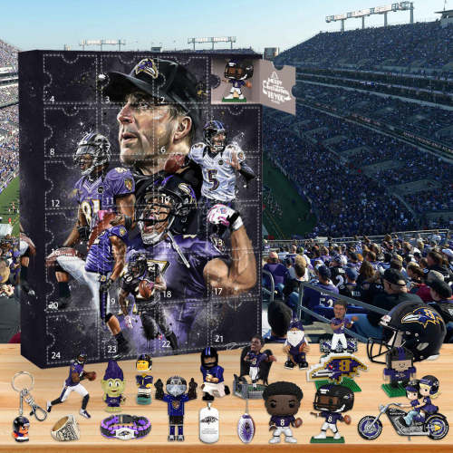 2024 Baltimore Ravens Advent Calendar -- The One With 24 Little Doors
