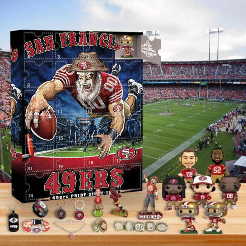 2024 San Francisco 49ers Advent Calendar -- The One With 24 Little Doors