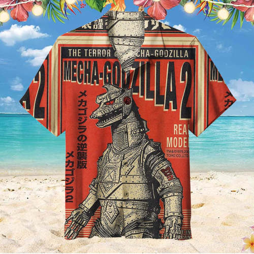 MechaGodzilla | Unisex Hawaiian Shirt
