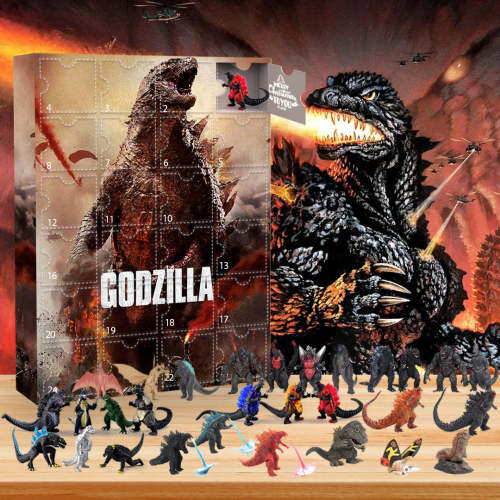 Godzilla Advent Calendar -- The One With 24 Little Doors