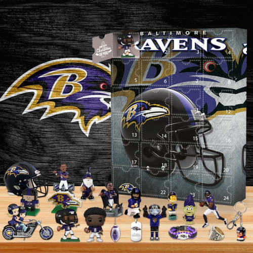 2024 Baltimore Ravens Advent Calendar -- The One With 24 Little Doors