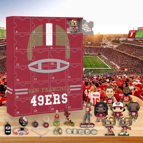 2024 San Francisco 49ers Advent Calendar -- The One With 24 Little Doors