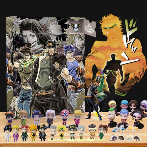 JoJo's Bizarre Adventure Advent Calendar -- The One With 24 Little Doors