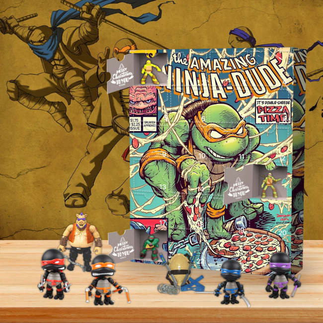Amazing Ninja Turtles Advent Calendar -- The One With 24 Little Doors
