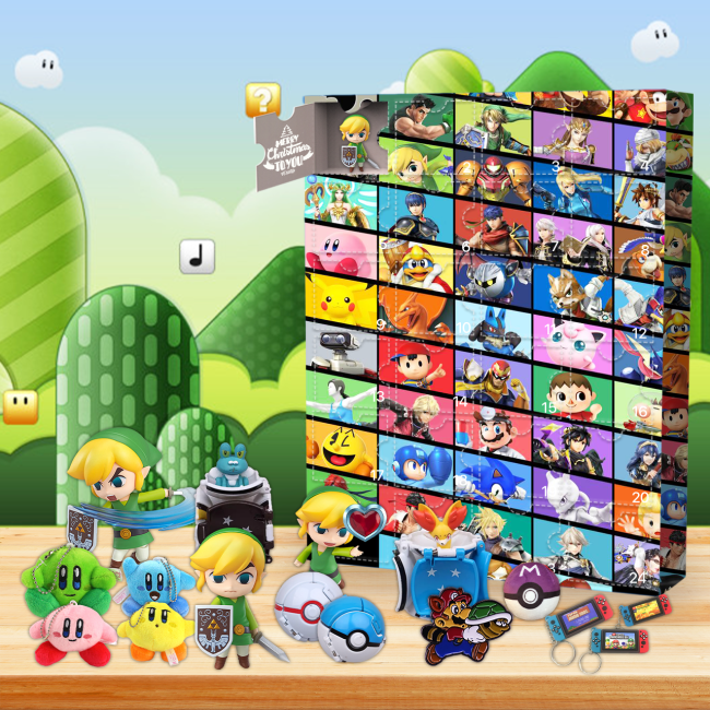 2025 Nintendo Games Advent Calendar -- The One With 24 Little Doors