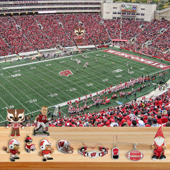 Wisconsin Badgers Advent Calendar -- The One With 24 Little Doors