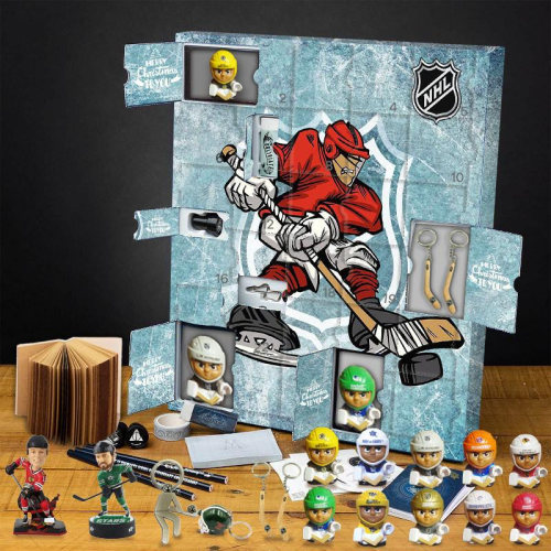 NHL Christmas Advent Calendar -- The One With 24 Little Doors