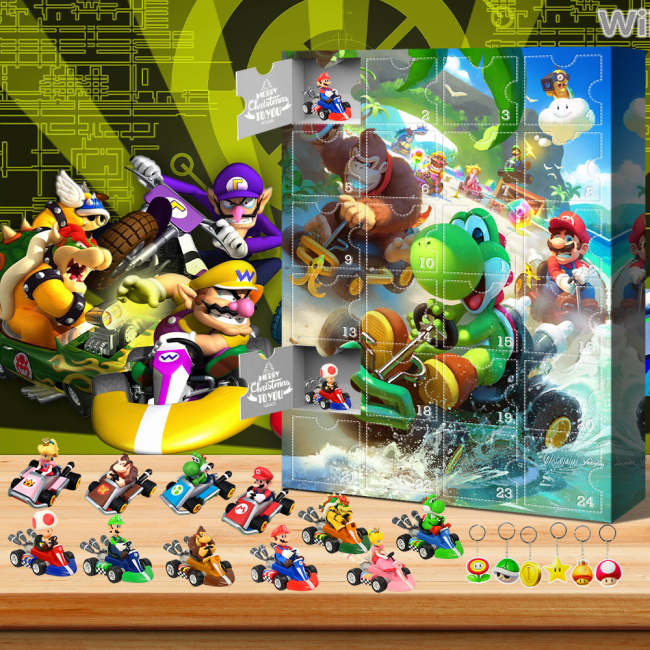 Mario Kart Advent Calendar -- The One With 24 Little Doors