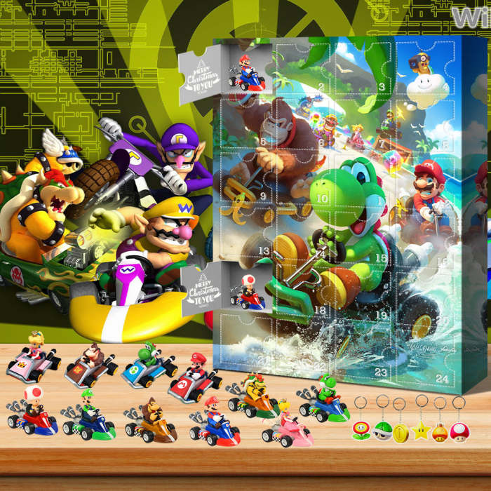 Mario Kart Advent Calendar -- The One With 24 Little Doors