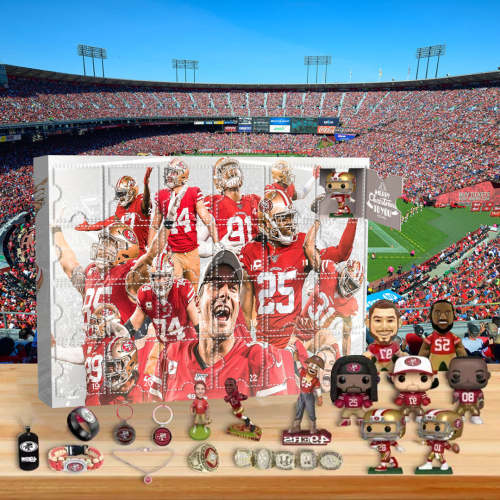 2024 San Francisco 49ers Advent Calendar -- The One With 24 Little Doors