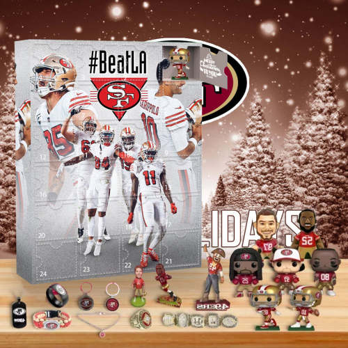 2024 San Francisco 49ers Advent Calendar -- The One With 24 Little Doors