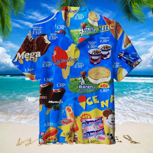 Oh, those old summers, those old ice creams |Unisex Hawaiian Shirt#006