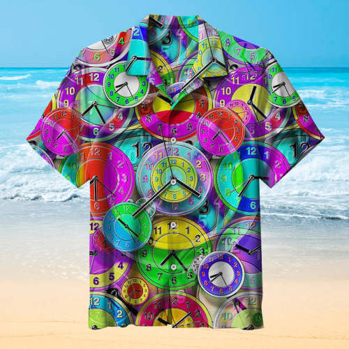 The Art of Clock and Hypnosis |Unisex Hawaiian Shirt