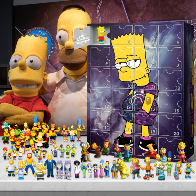 The Simpsons Advent Calendar -- The One With 24 Little Doors