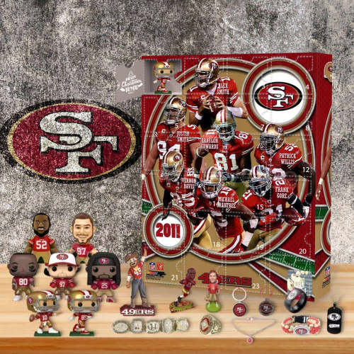 2024 San Francisco 49ers Advent Calendar -- The One With 24 Little Doors