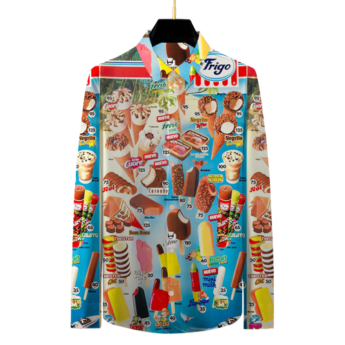 Oh, those old summers, those old ice creams | Long Sleeve Shirt#003