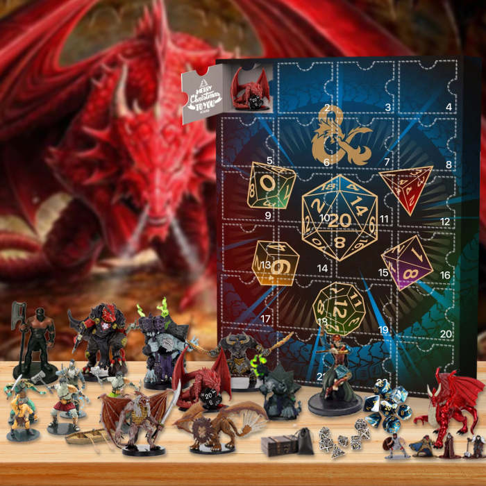 Dungeons & Dragons Advent Calendar24 Gifts Are In It