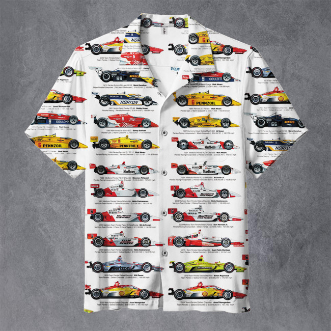 Roger Penske Indy 500 Winners | Unisex Hawaiian Shirt