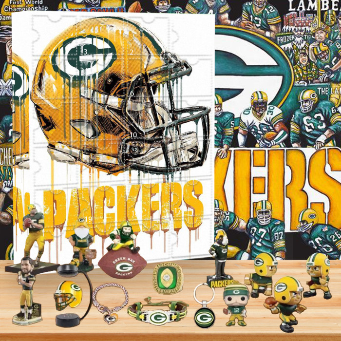 Green Bay Packers Advent Calendar -- The One With 24 Little Doors