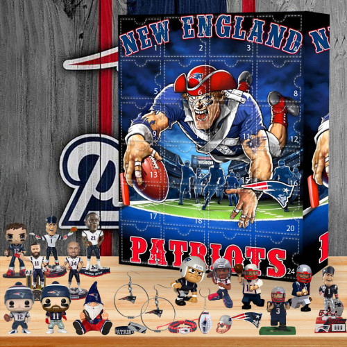 New England Patriots Advent Calendar -- The One With 24 Little Doors