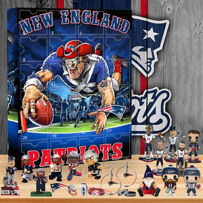New England Patriots Advent Calendar -- The One With 24 Little Doors