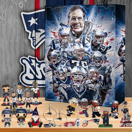 New England Patriots Advent Calendar -- The One With 24 Little Doors