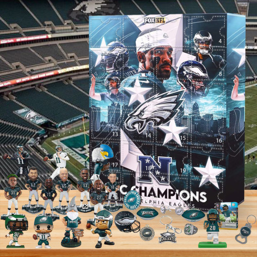 2024 Philadelphia Eagles Advent Calendar -- The One With 24 Little Doors