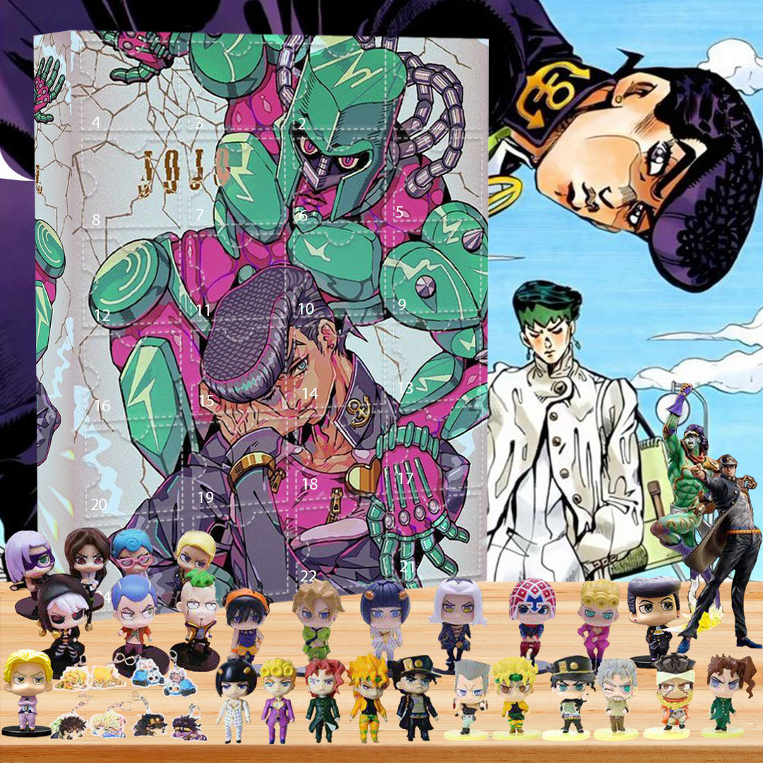 JoJo's Bizarre Adventure Advent Calendar -- The One With 24 Little Doors
