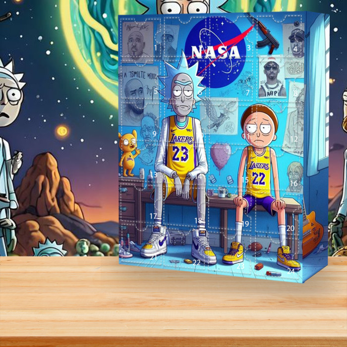 Rick and Morty Advent Calendar -- The One With 24 Little Doors