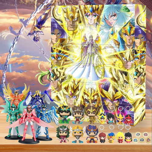 Saint Seiya Advent Calendar -- The One With 24 Little Doors