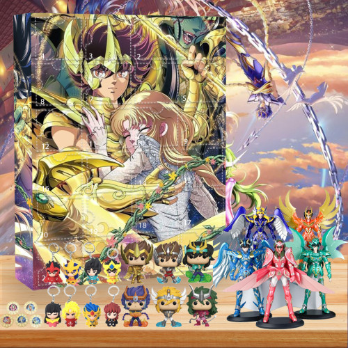 Saint Seiya Advent Calendar -- The One With 24 Little Doors