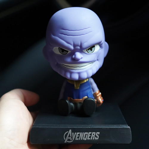 Thanos Car Interior Ornaments Shake Head Doll