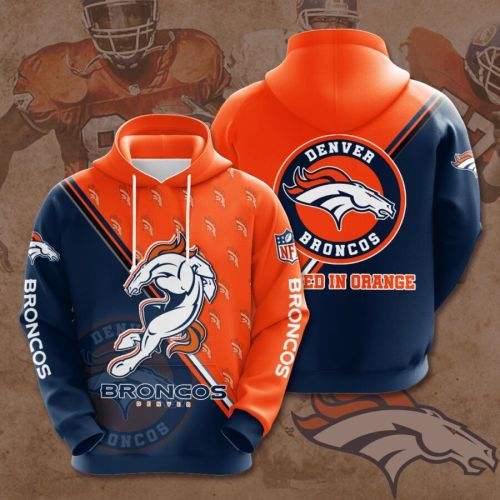 NFL Denver Broncos Unisex Long Sleeve Hoodie