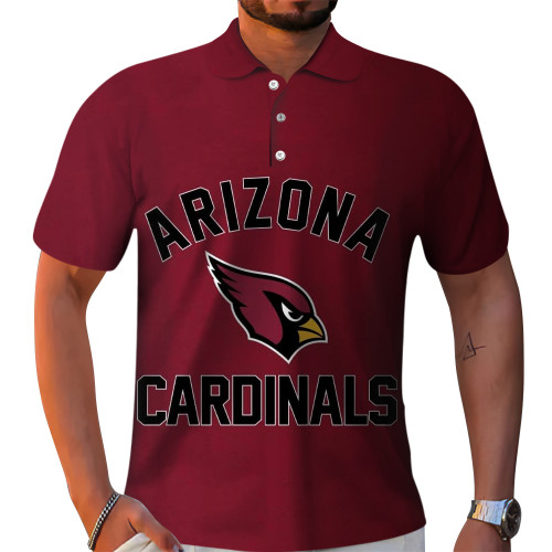 NFL Football Team Men's Polo Shirt Short Sleeve