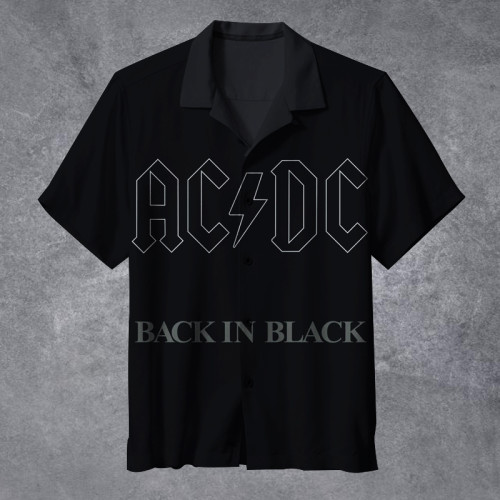 AC/DC - Back In Black | Universal Hawaiian Shirt