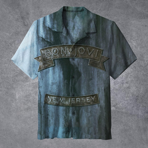 Bon Jovi - New Jersey | Unisex Hawaiian Shirt