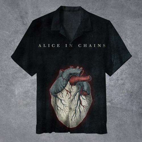 Alice In Chains - BLACK GIVES WAY TO BLUE |Unisex Hawaiian Shirt