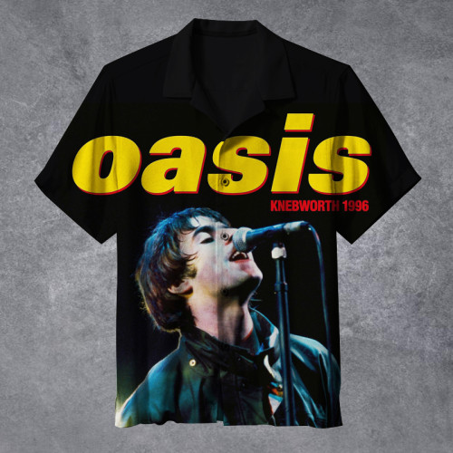 Oasis - Knebworth 1996 |Universal Hawaiian Shirt