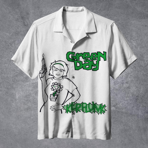 Green Day - Kerplunk! | Unisex Hawaiian Shirt
