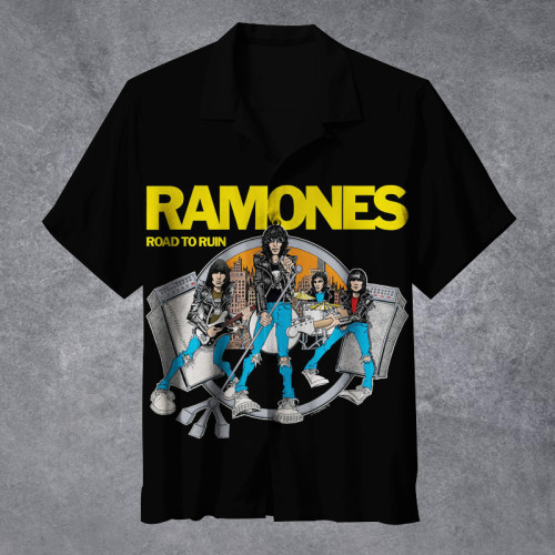 Ramones - Road to Ruin |Unisex Hawaiian Shirt