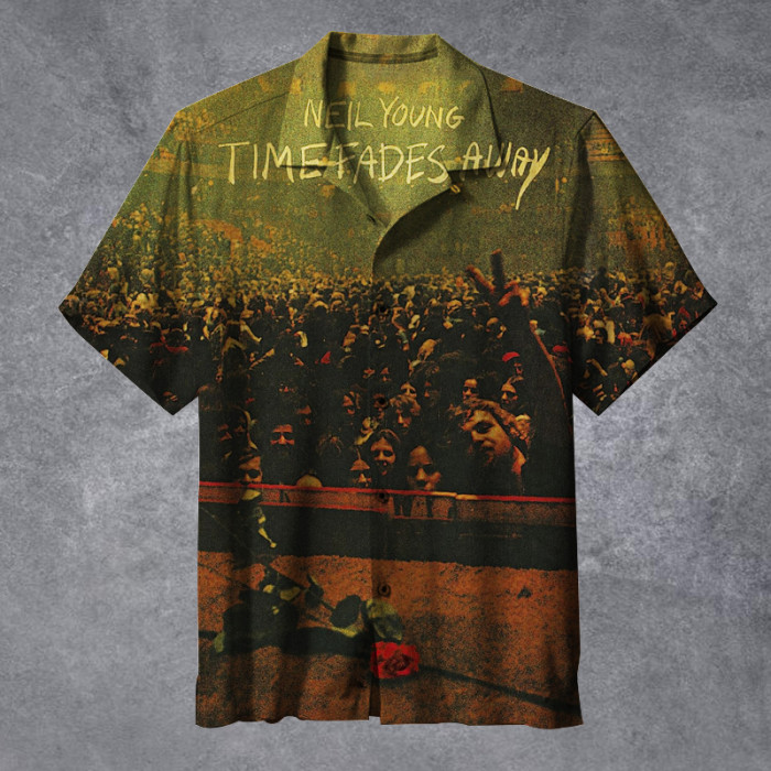 Neil Young - Time Fades Away |Unisex Hawaiian Shirt