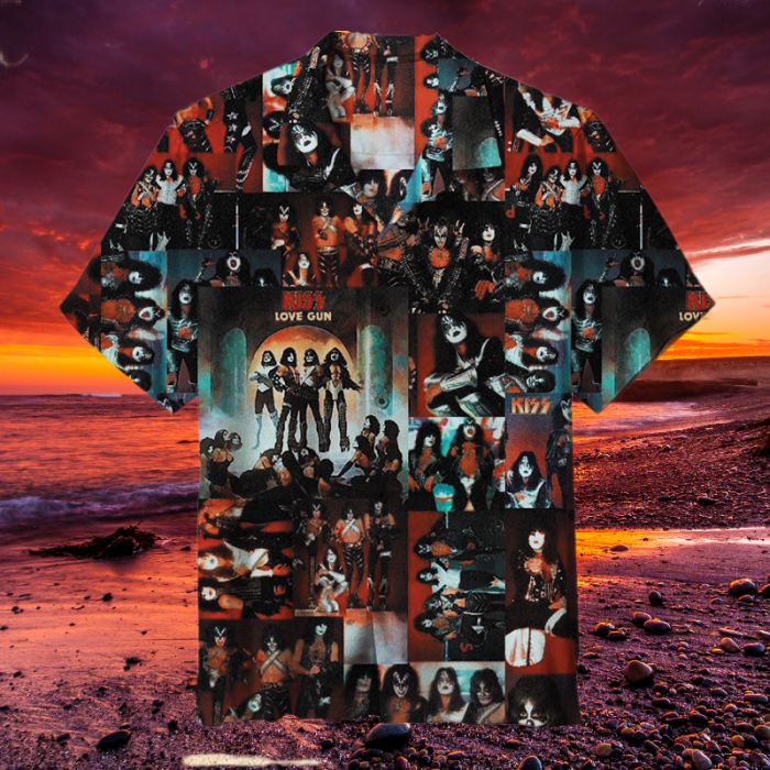 Kiss Band,The makeup, the pyrotechnics – pure iconic greatness | Unisex Hawaiian Shirt