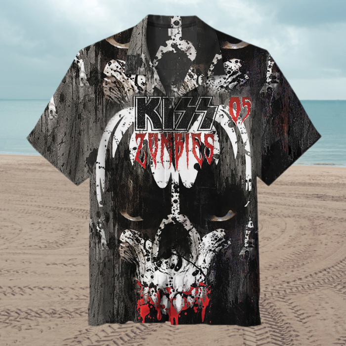 Kiss Band,The makeup, the pyrotechnics – pure iconic greatness | Unisex Hawaiian Shirt