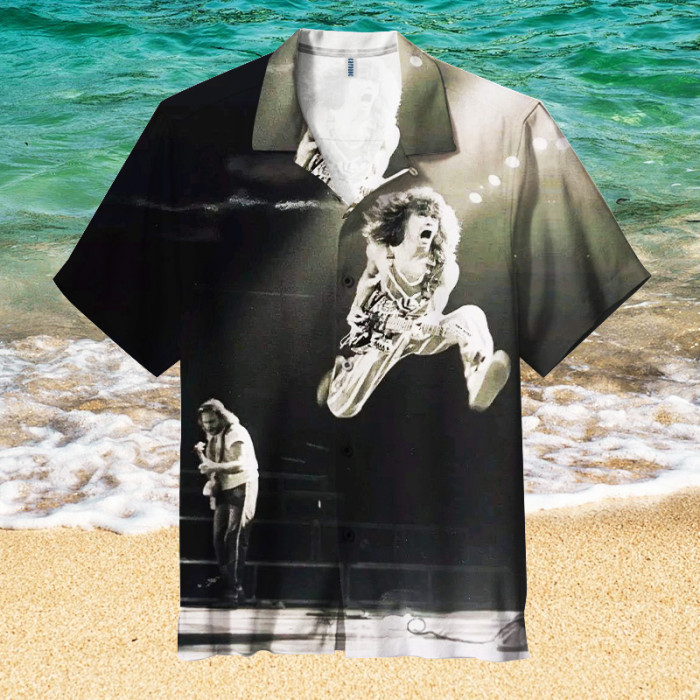 Van Halen,EVH didn't play guitar - he reinvented it!| Unisex Hawaiian Shirt
