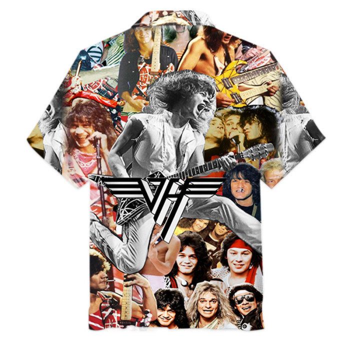 Van Halen,EVH didn't play guitar - he reinvented it!| Unisex Hawaiian Shirt
