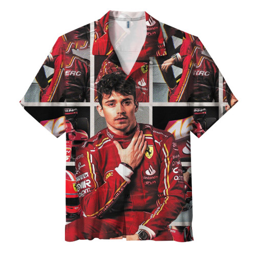 Charles leclerc,Leclerc's raw talent? Pure F1 gold!| Unisex Hawaiian Shirt