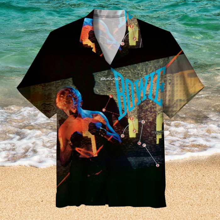 David Bowie. Rebel, genius, icon—miss him dearly.| Unisex Hawaiian Shirt