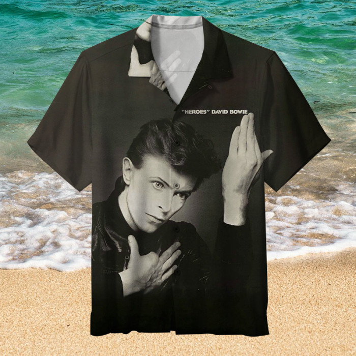 David Bowie. Rebel, genius, icon—miss him dearly.| Unisex Hawaiian Shirt